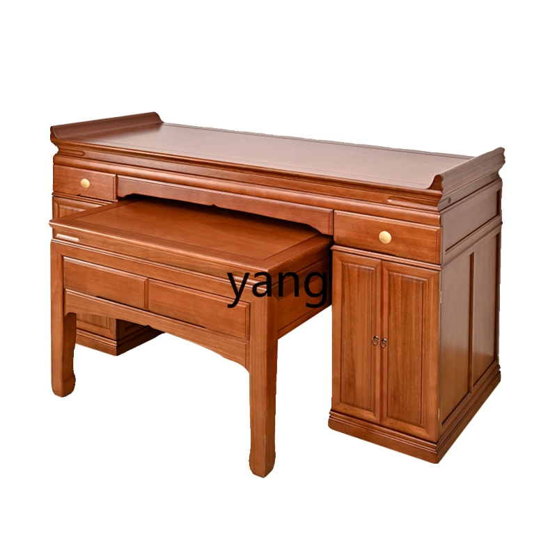 

ZL solid wood offering table Buddha table Buddha platform Shentai cabinet Zhongtang incense case strips Buddhist niche table