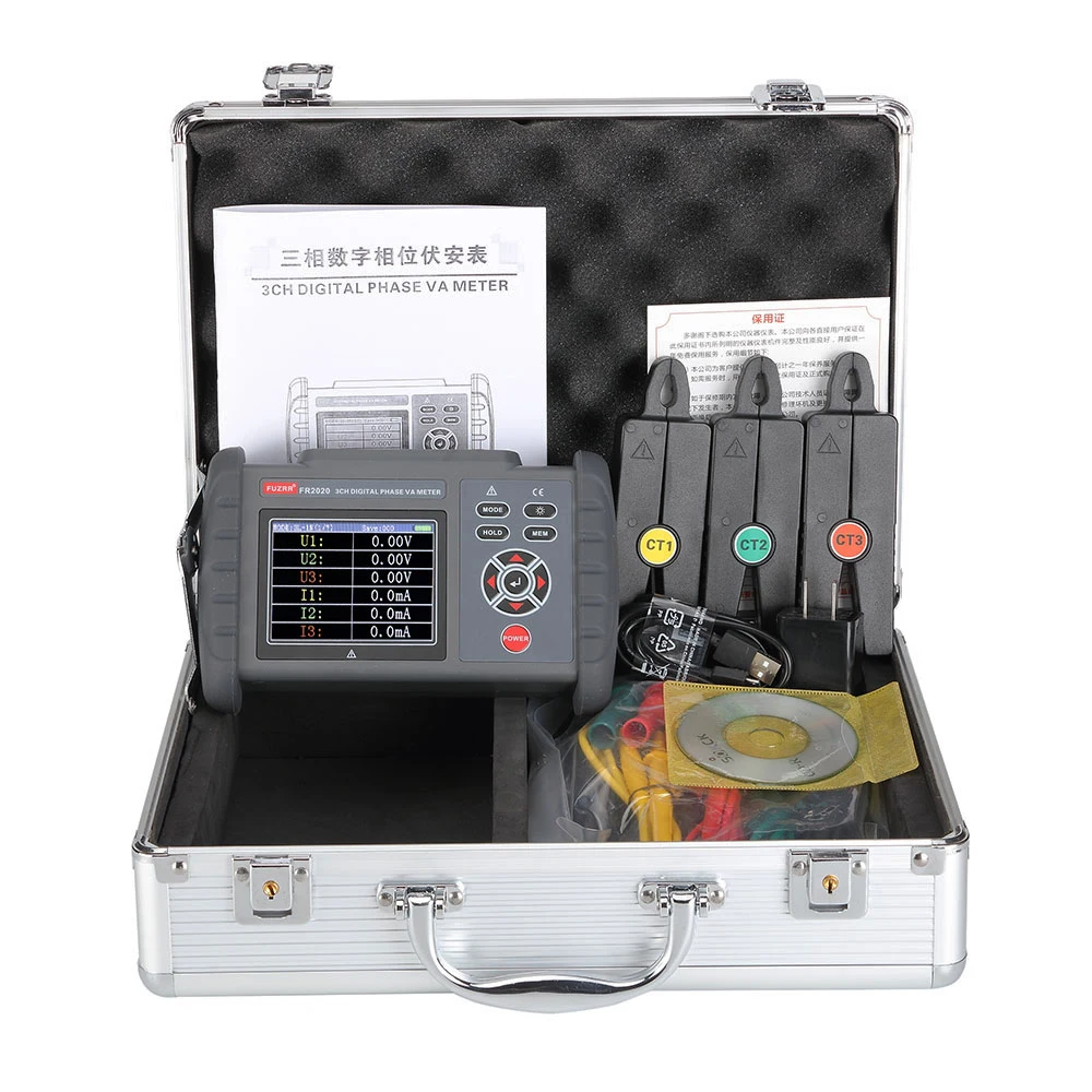 

FR2020 Многофункциональный цифровой вольтметр-амперметр — переменный ток 600 В 20 А/600 В 1000 А