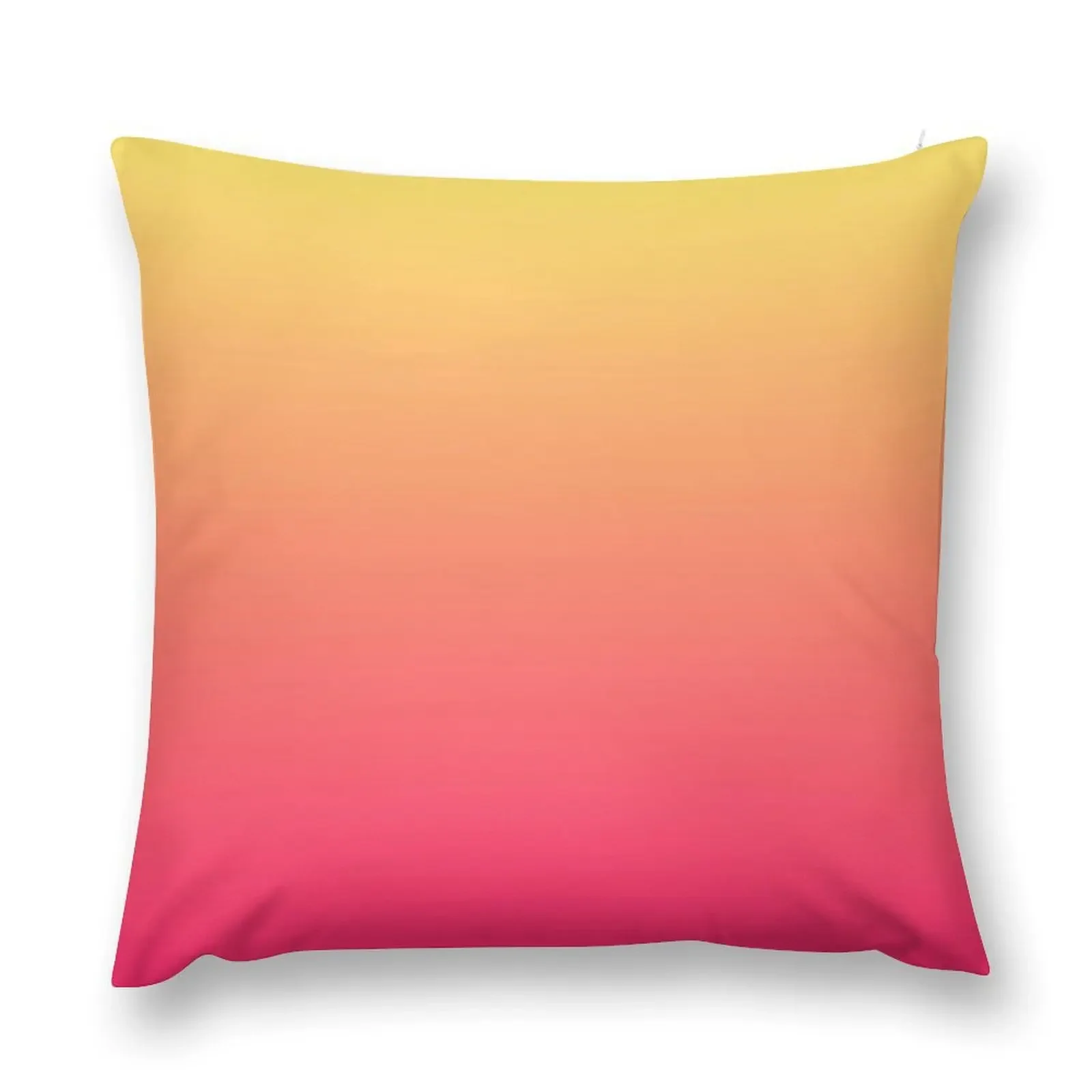 preppy modern chic girly hot pink orange fuschia ombre Throw Pillow autumn decoration Custom Cushion Photo pillow