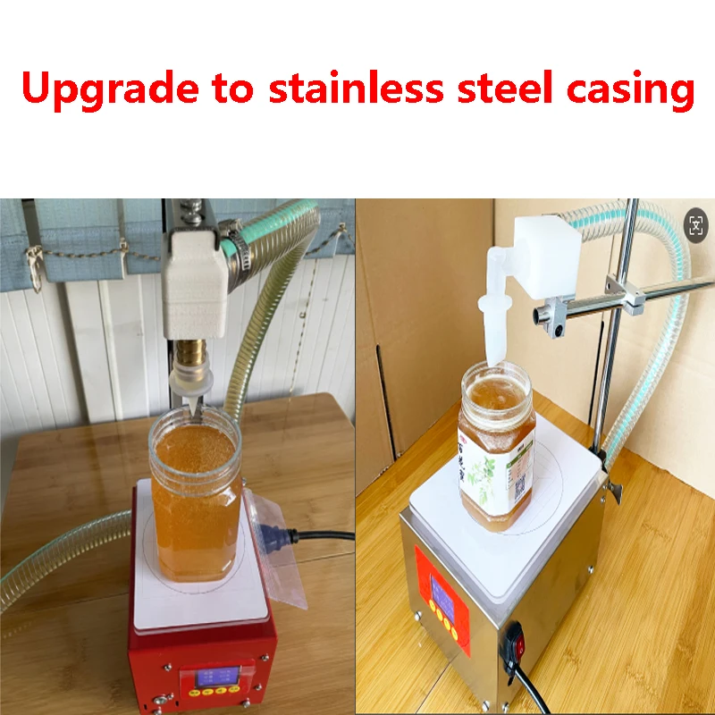 3KG 5KG Commercial Weighing Type Honey Filling Machine Gear Pump Automatic Viscous Liquid Paste Filler Machines