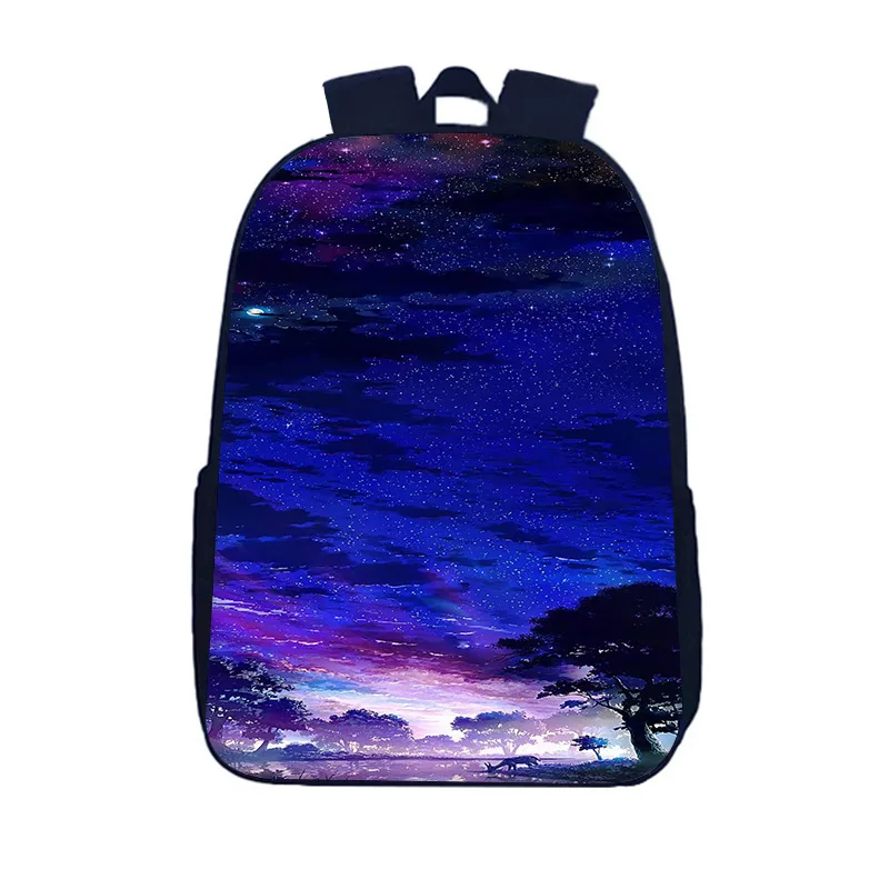 Mochila Galaxy Planeta Espacial para Crianças, mochila escolar leve para homens, bolsa de viagem ao ar livre, mochilas esportivas para laptop, 16"