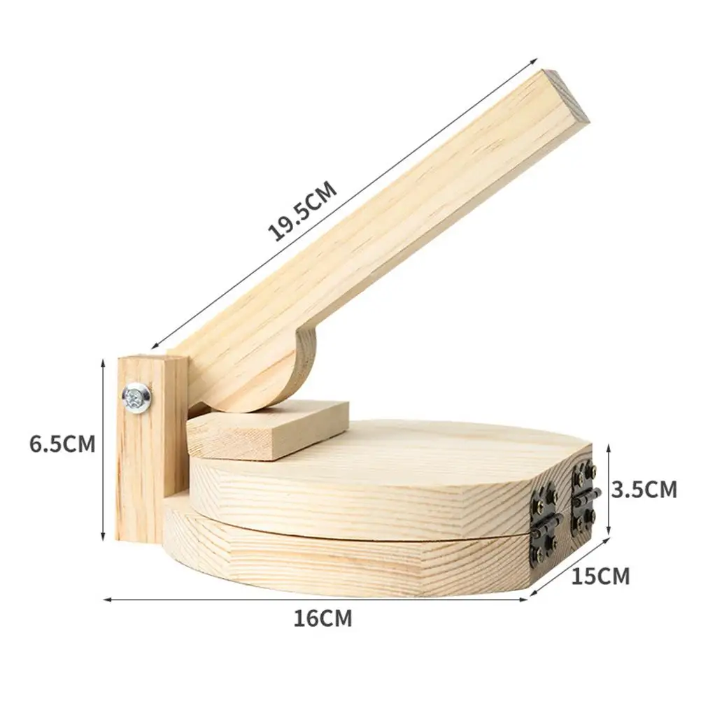 

Wooden Presser Dumpling Wrapper Maker Kitchen Tool Cookie Stencils Pressing Plate Manual Mold Biscuit Shaper Craft