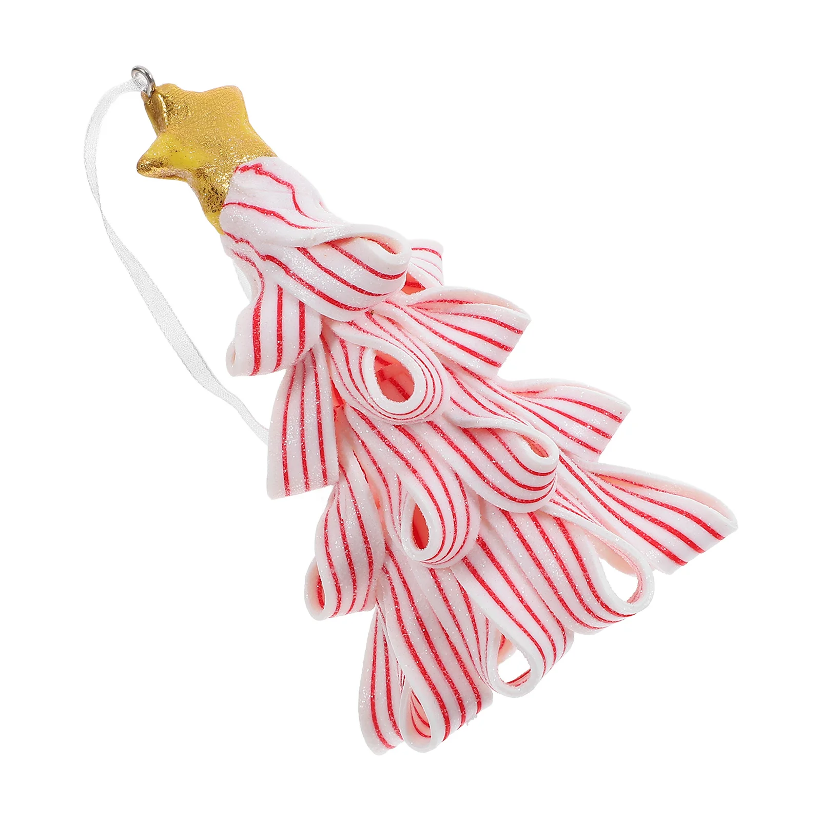 

Christmas Tree Clay Pendant Lightweight Hanging Ornament for Holiday Table Centerpieces Scene Layouts Rustic Christmas