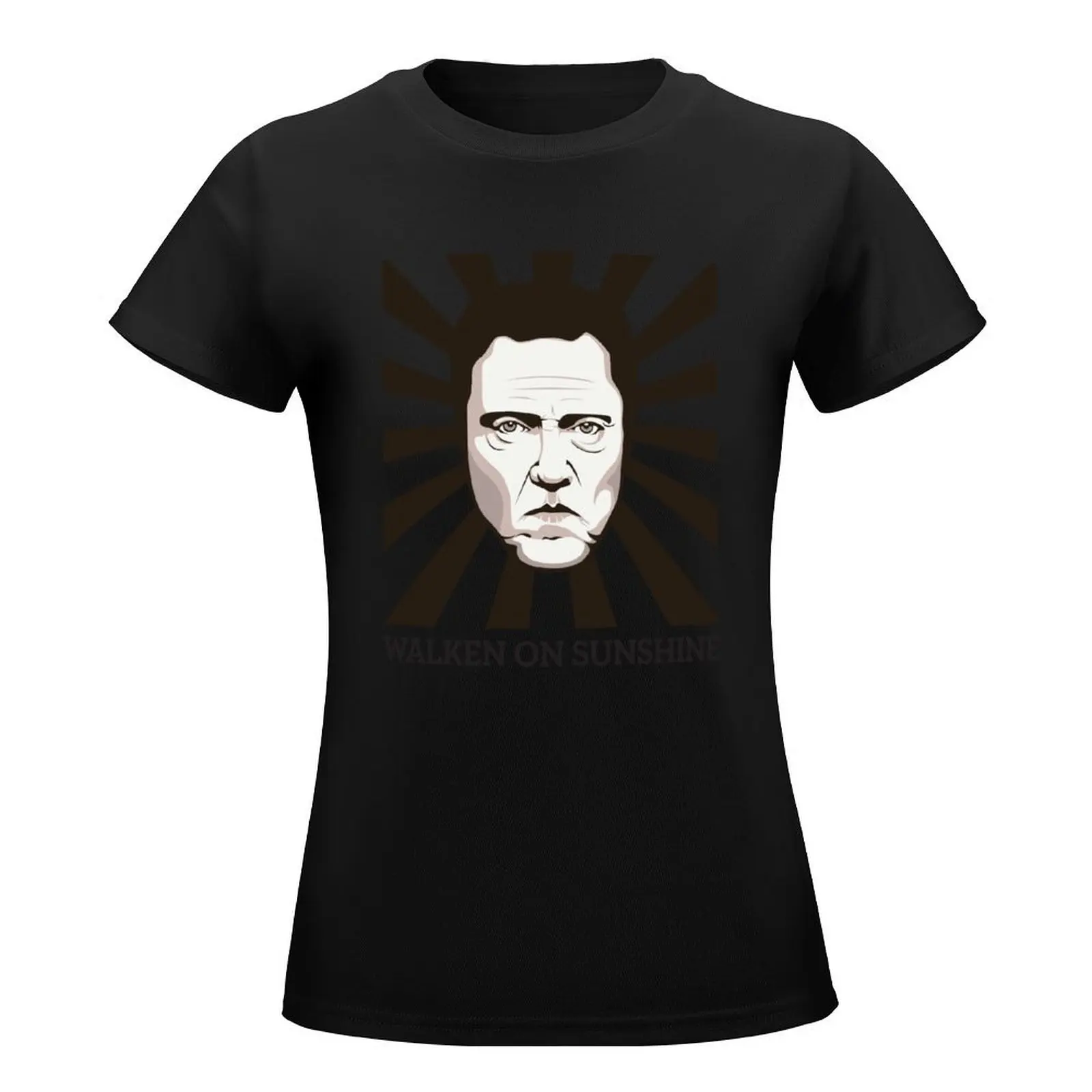 Walken on Sunshine - Christopher Walken T-Shirt tops korean fashion shirts graphic tees spring clothes Women 2024