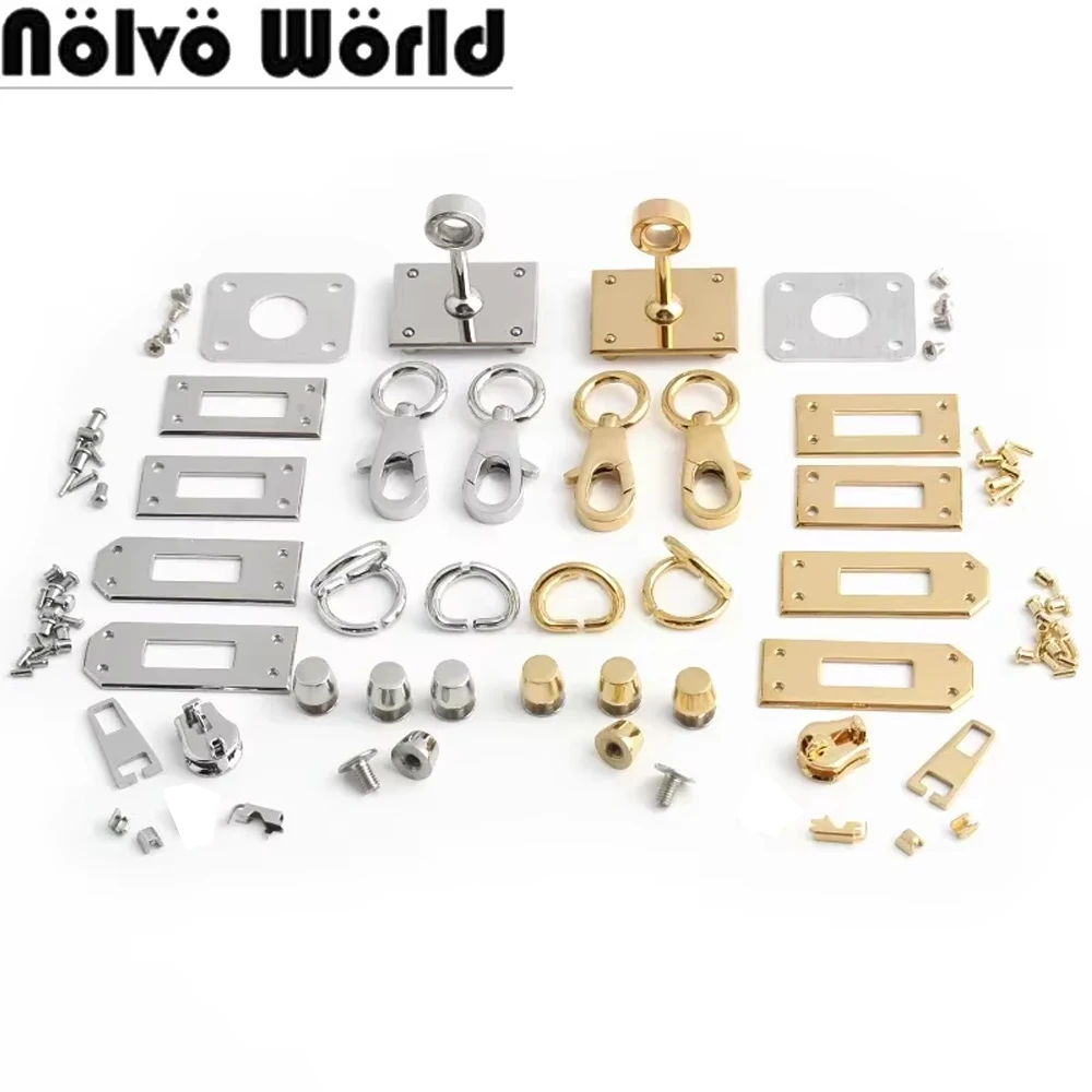 1/4/10Sets Durable Metal Turn Locks For Women Handbags Purse Tote Bags Clasp Closure Buckles DIY Hardware Accessories