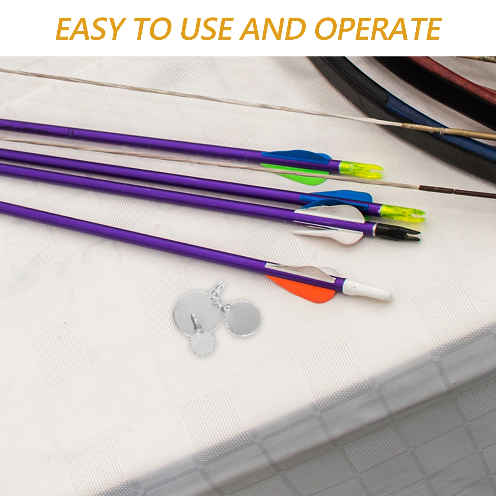 

12pcs Shooting Training Target Film 2cm 3cm 4cm Manganese Steel High Strength Outdoor Practice Tool