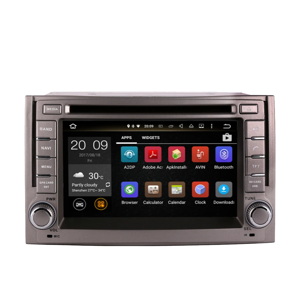 Car GPS Navigation For HYUNDAI H1 2007-2012 Car Radio Stereo Multimedia Player With BT WiFi Mirror Link Support Backup Camera