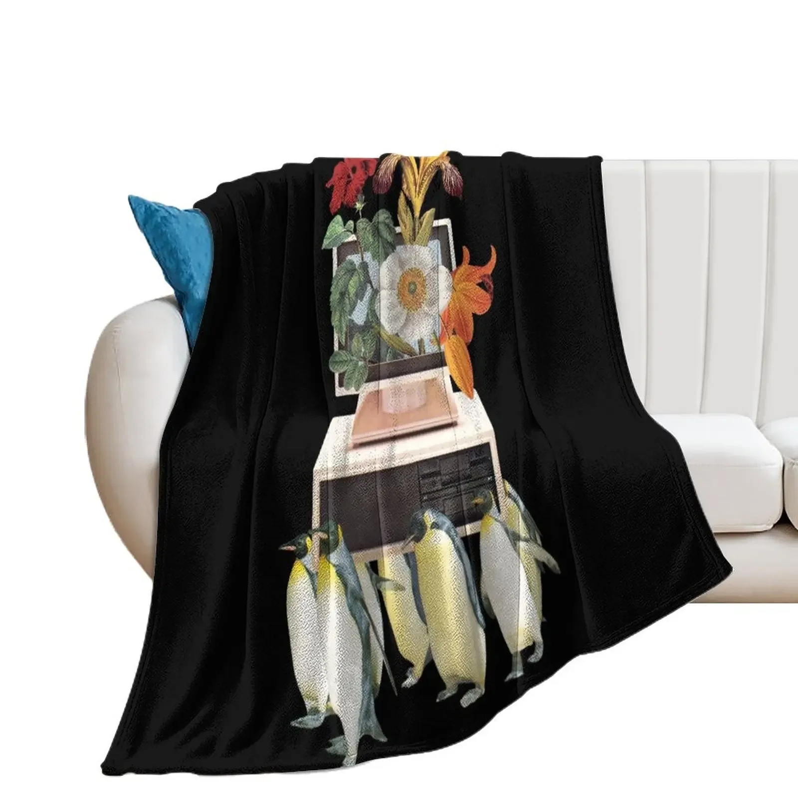 

Penguin OS Throw Blanket cosplay anime Single Blankets