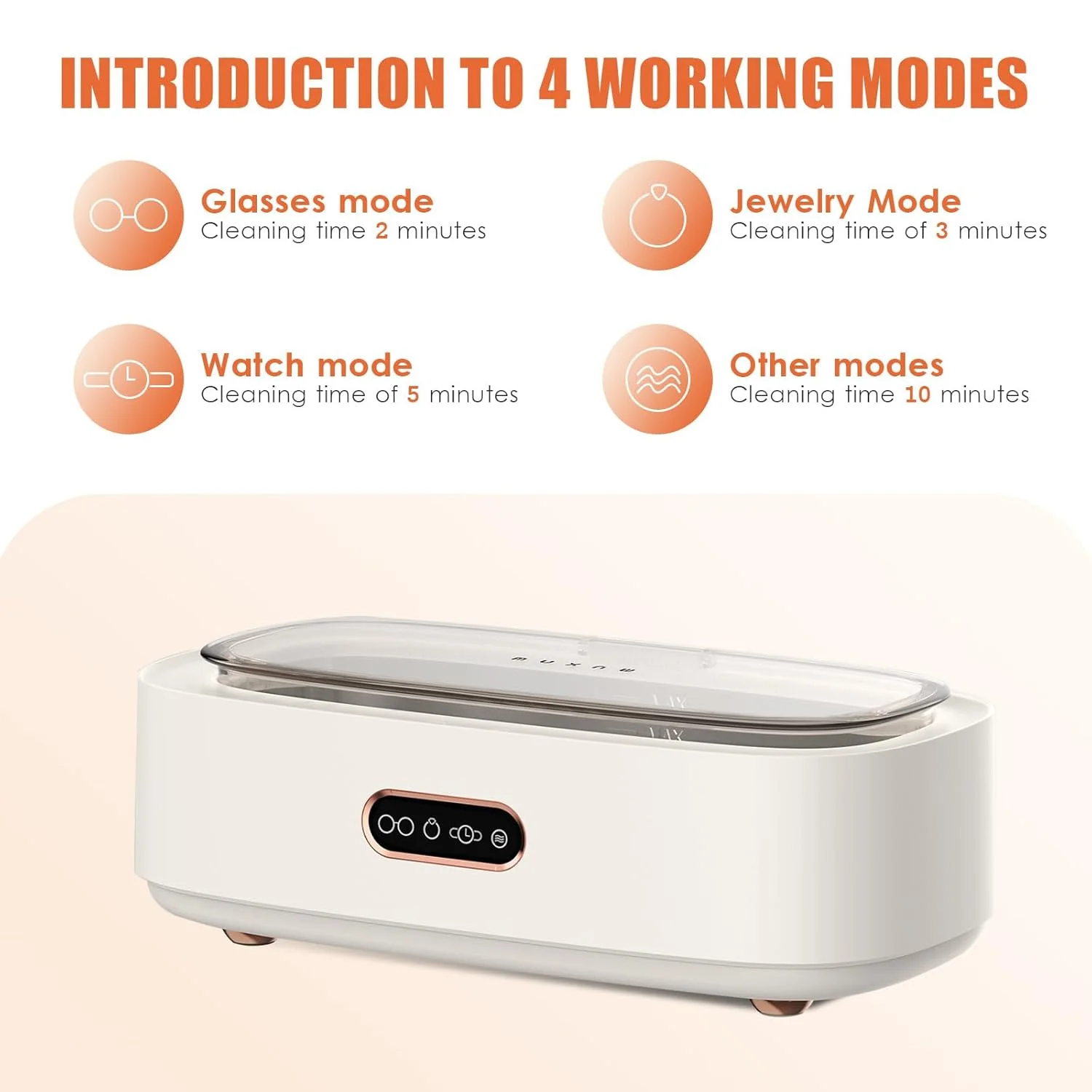 

Ultrasonic Cleaning Machine Multi-function 43000hz High Frequency Denture Cleaning Watches Jewelry Glasses Automatic Cleaner