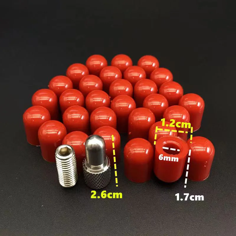 ﻿ New Thickened Rubber Top Cap And Small Red Cap Repair Tool For Car Depression Repair