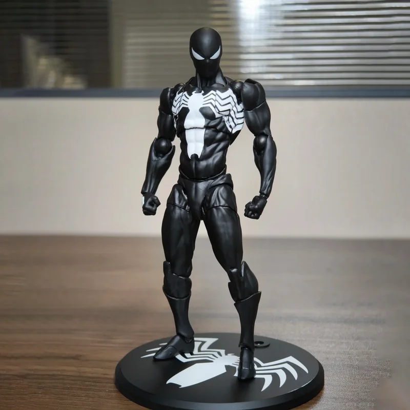 

Mess Toys Scarlet Neighbor Scarlet Spider Man Black And Red Battle Suit Jointed Toy Bjd Figure Model Birthday Gift