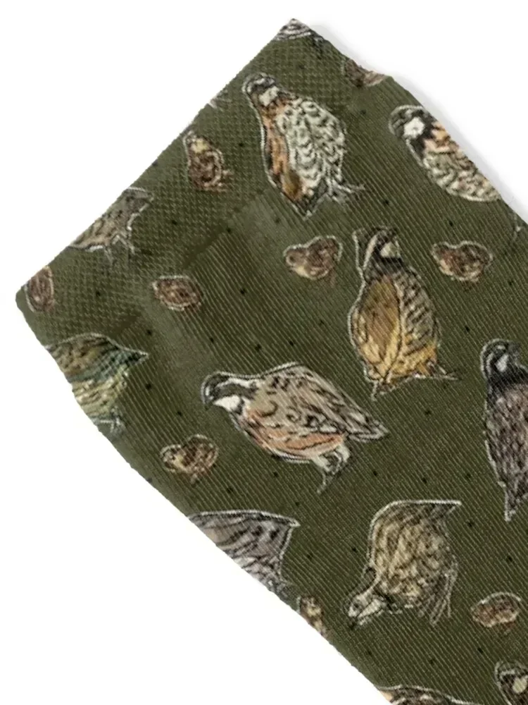 Bobwhite Quail Pattern Socks gift cycling soccer anti-slip shoes Socks For Man Women's