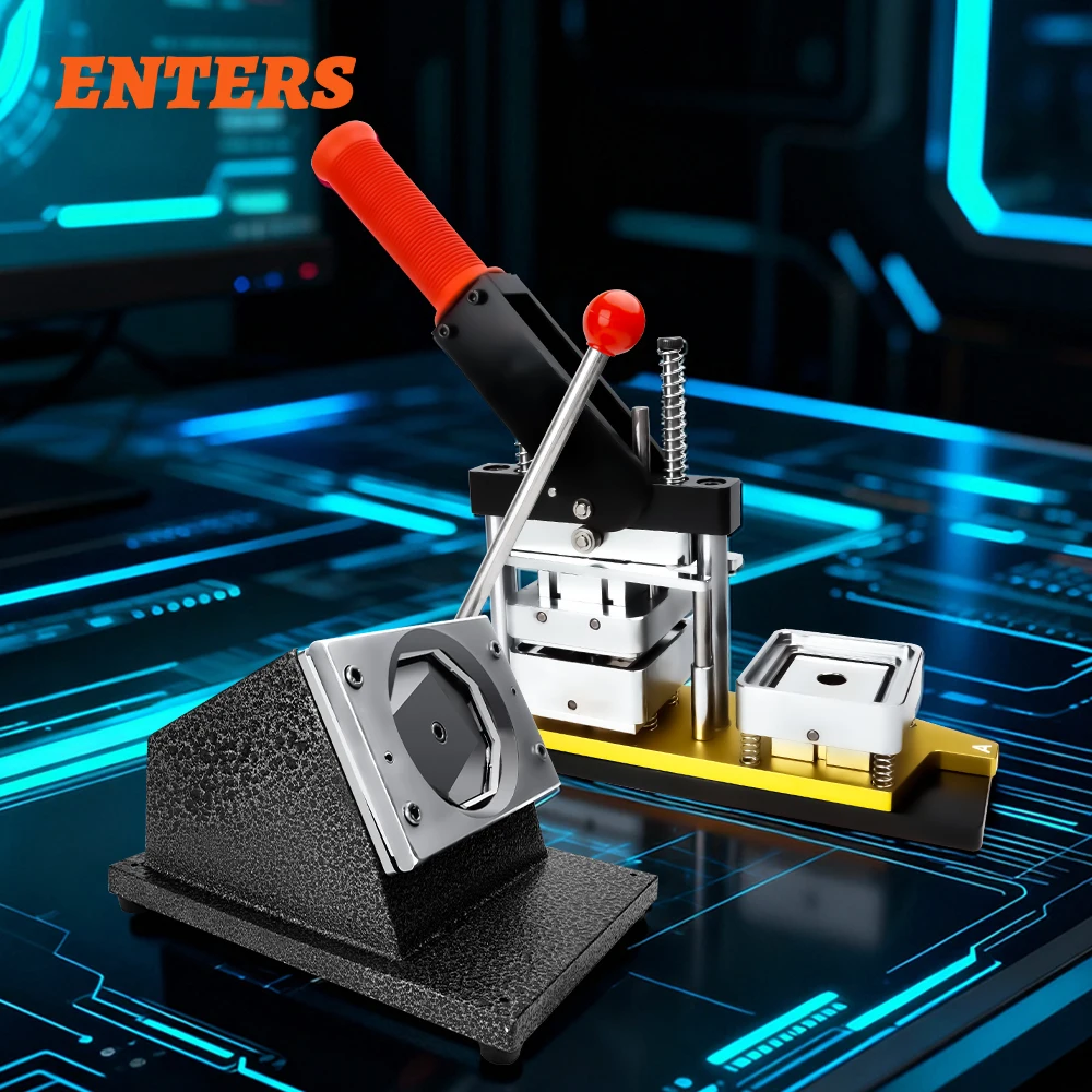 

Square Shape 50*50mm Picture Photo Fridge Magnet MakingMachine With 100 Sets Materials