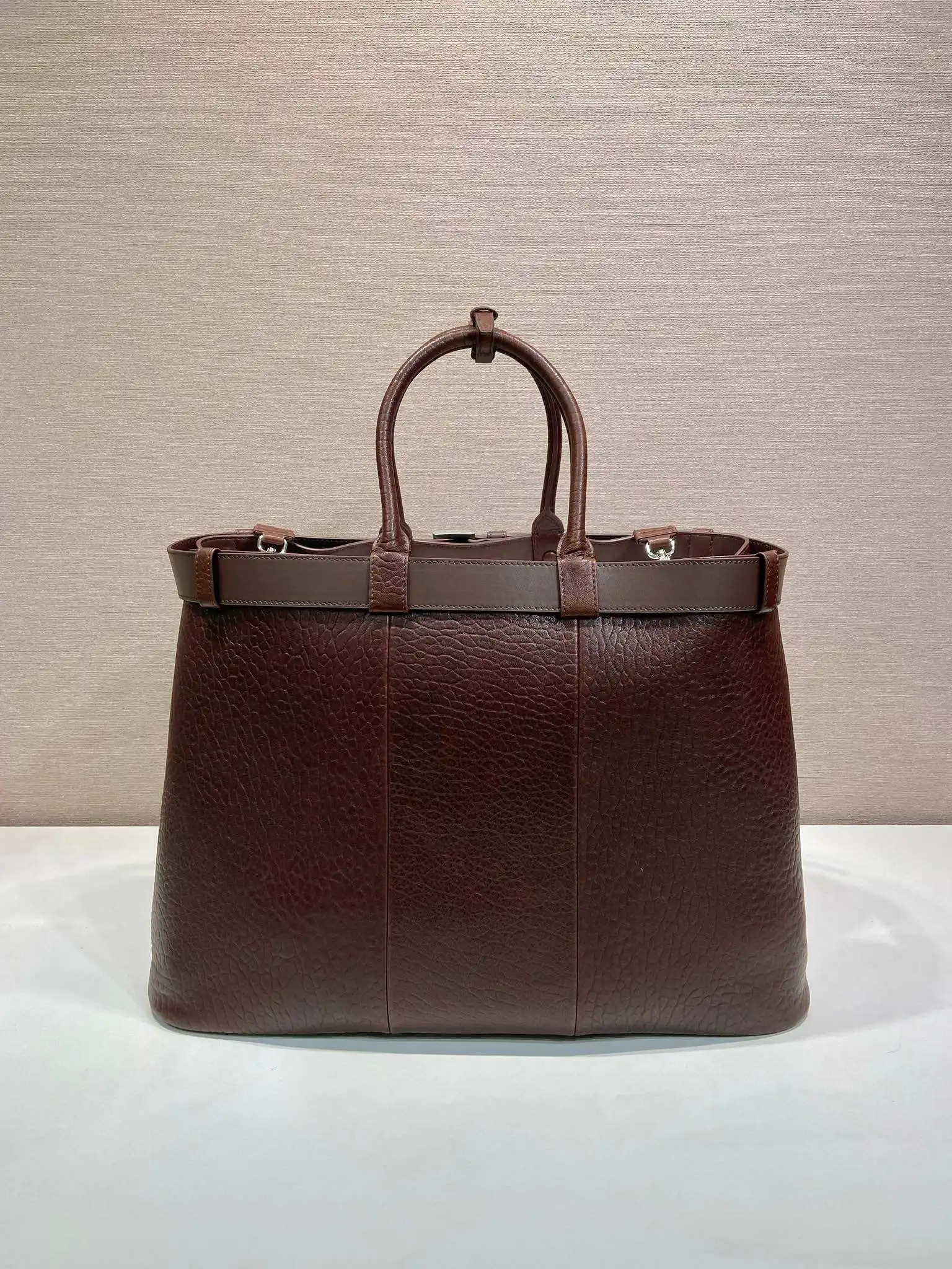 2025 Fall Winter New Men's Large Tote Bag, Genuine Sheepskin Leather Briefcase, Messenger Bag for Laptop, Crossbody Shoulder Bag