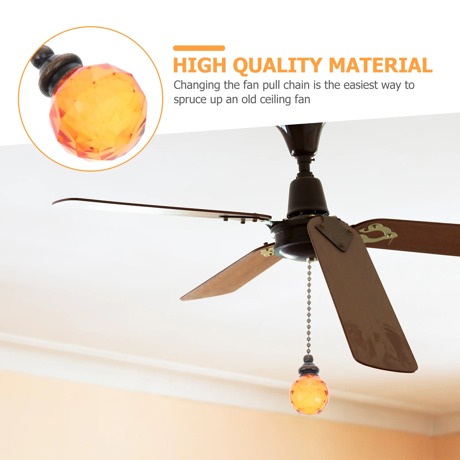 

2pcs Chandelier Pendant Ceiling Chain Decorative Lamp Pendants Crystal Ball Design Home Decor Acrylic Elegant Ceiling