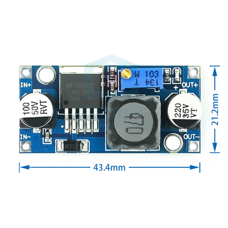 LM2596 LM2596S ADJ moduł zasilania DC-DC zasilacz krokowy moduł regulatora 3A Regulator napięcia 24V 12V 5V 3.3V