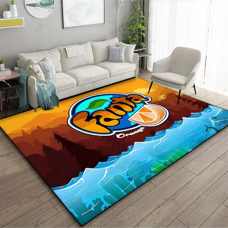 Colorful Fruits F-Fanta Patterned Floor Mat Rug 15 Size Living Room Bedroom Bedside Bathroom Floor Mat  Living Room Decoration