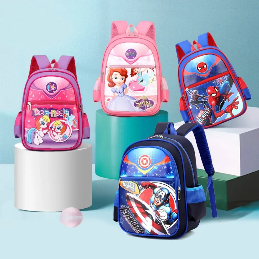 New Children Multi-layer Large Capacity Cartoon Kindergarten Backpack for Grades 1-5 Lightweight Waterproof Breathable Backpack