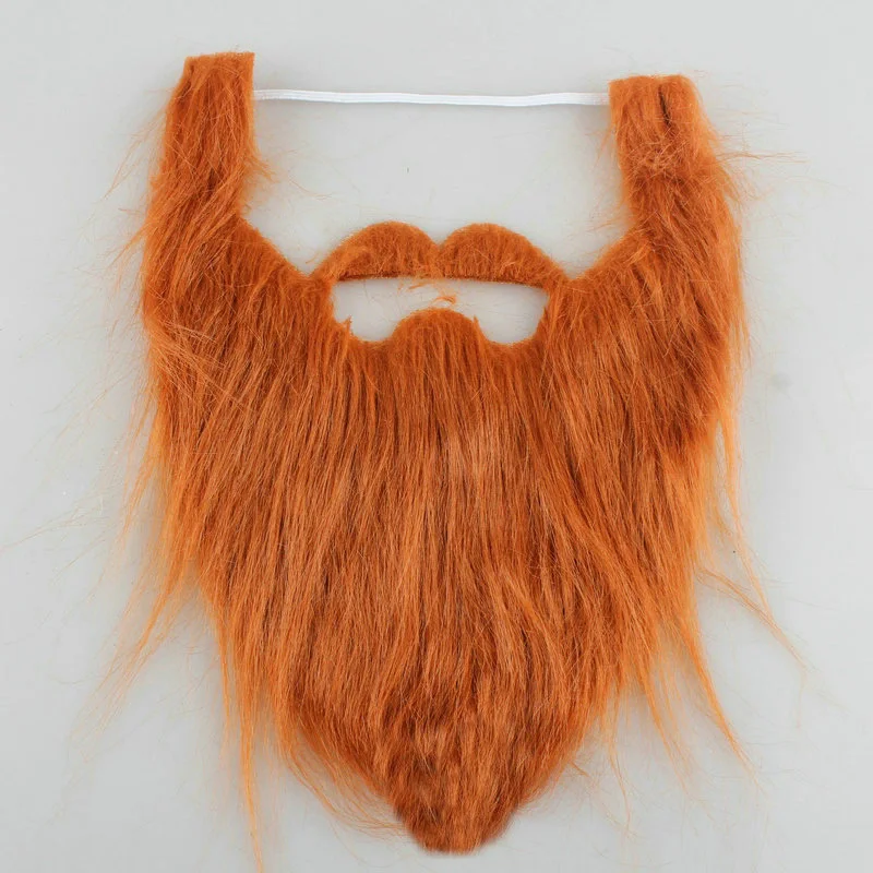 Halloween Prom Props Funny Fake Beard Man Funny Beard Wig Game Party Supplies Halloween Flannel Beard