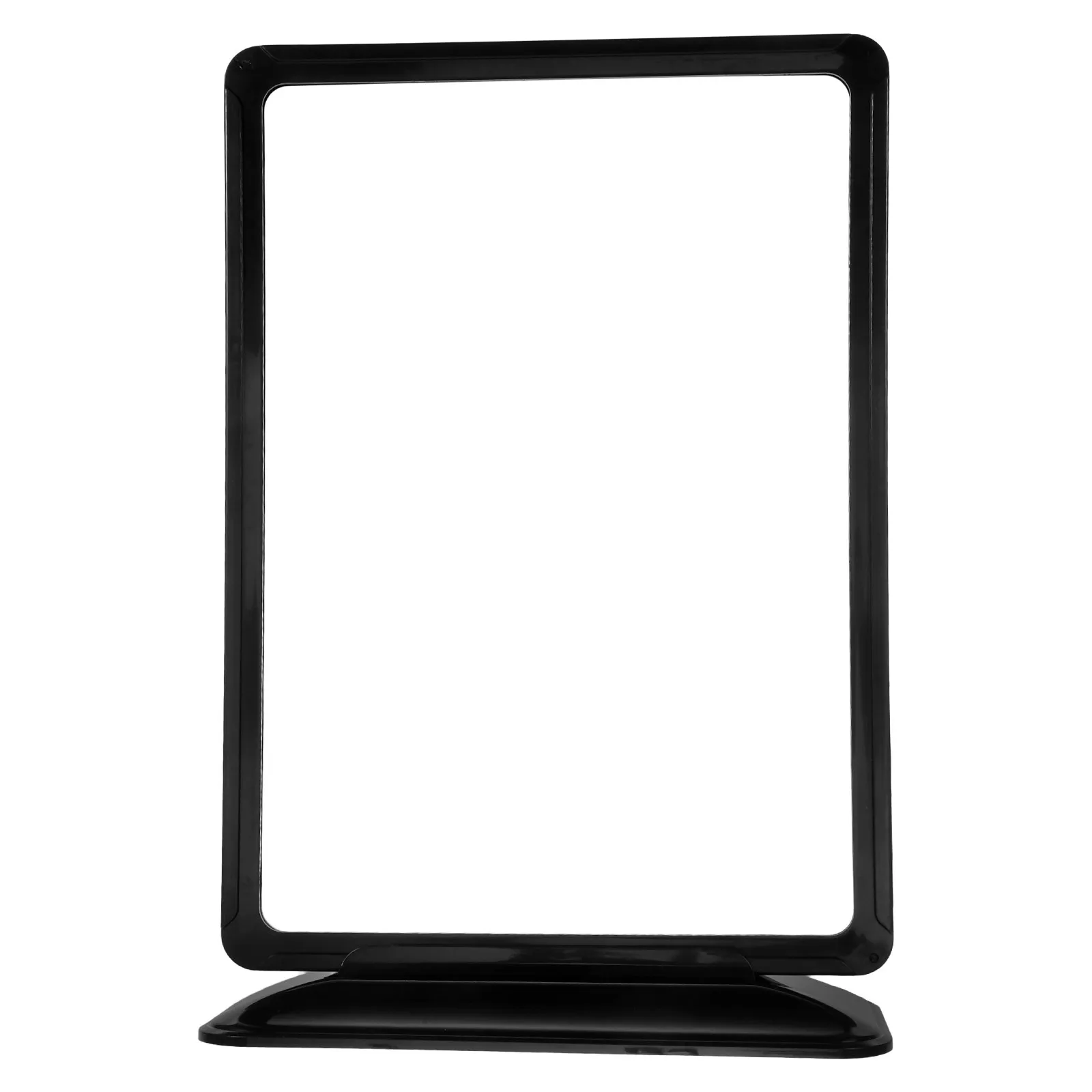 A4 Transparent Double Sided Menu Display Stand Adjustable Base Tabletop Plastic Sign Holder Business Card Holder