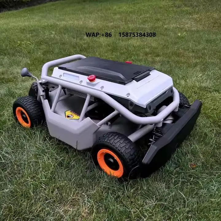 AKX ORIGINAL Mowrator S1 Remote Control Lawn Mower 4WD Lawn Mower 2 Pairs of Wide Wheels Steep Slope Bundle Mower