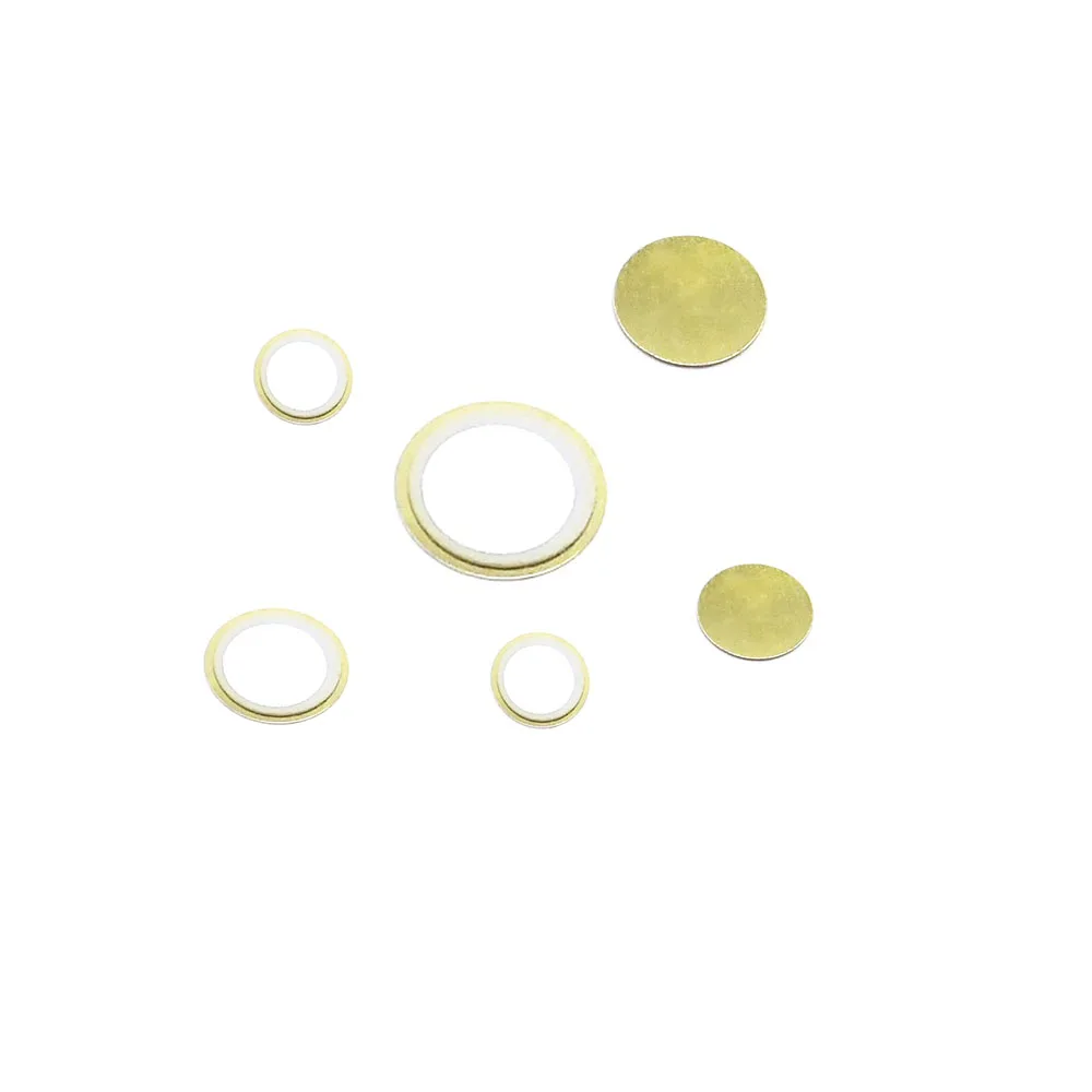 10PC/Lot Piezo Elements Buzzer Sounder Sensor Trigger Drum Disc Copper Piezo Speaker 12MM 20MM 27MM 35MM 50MM Piezoelectric