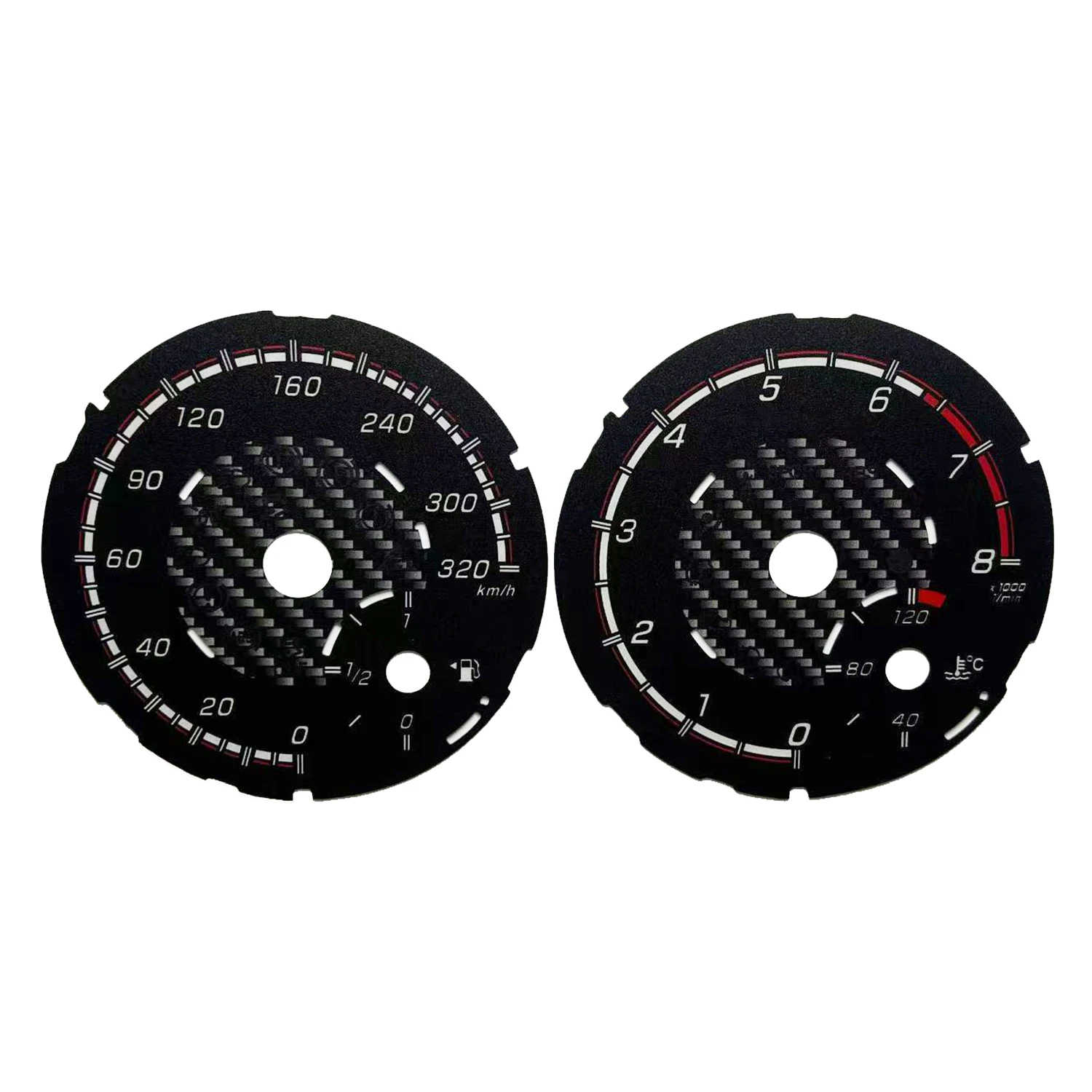 

Gauge Face Dashboard Sticker Instrument Panel Trim Sticker For Mercedes Benz AMG A 45 Dashboard Layer Sticker