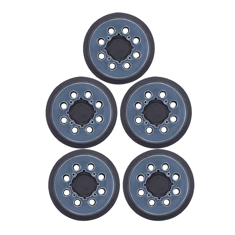 5PCS 125Mm Sanding Disc Backing Pad 8 Hole Hook&Loop Abrasive Wheel For DWE6423/6423K DCW210B Orbital Sander Spare Parts Parts