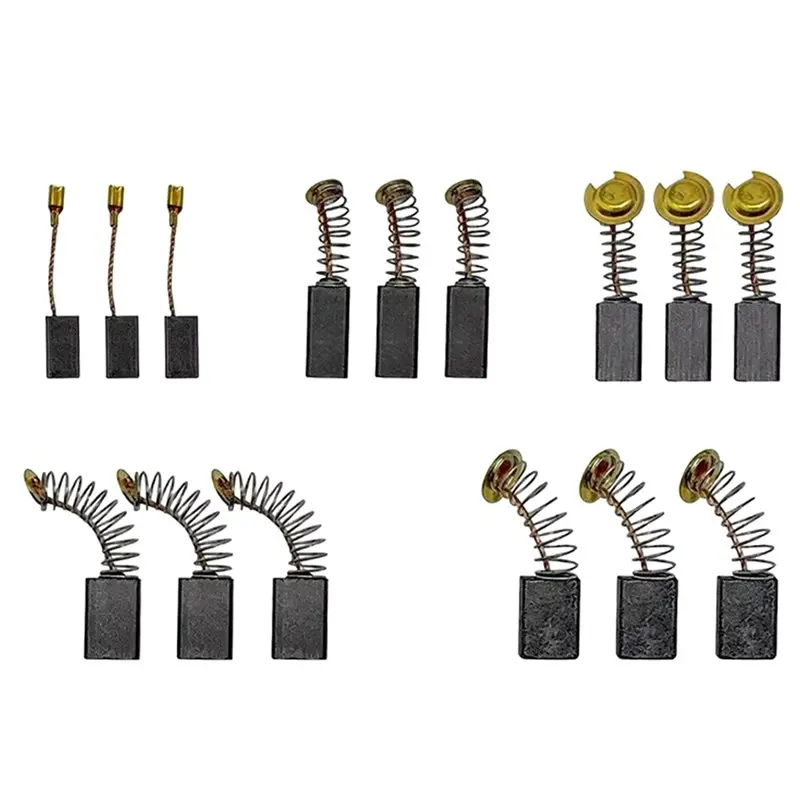 

Набор угольных щеток AB34-50Pcs для электродвигателей, запасные части, угольные щетки для электрических молотков, отрезных и полировальных машин, электроинструментов