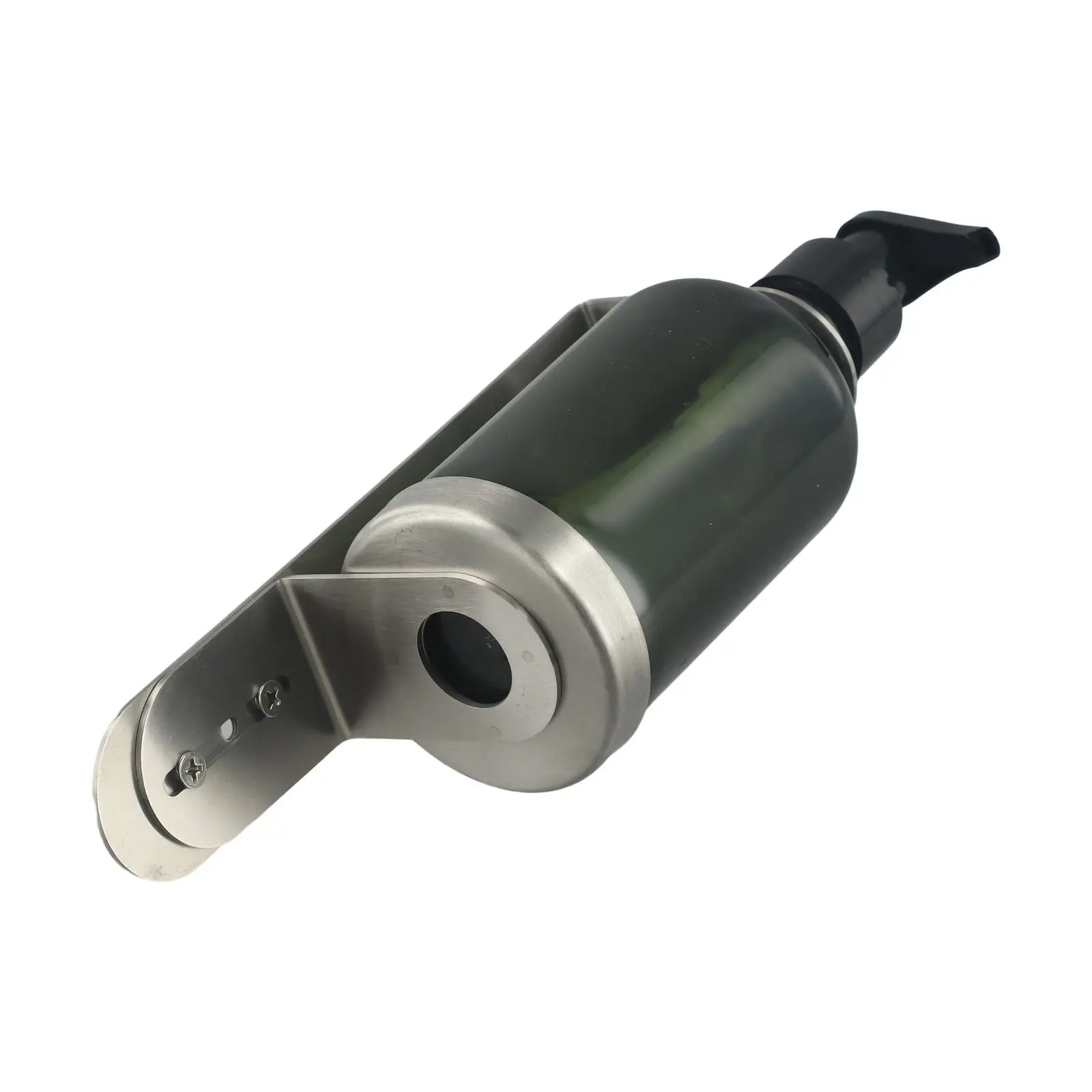 For Kitchens For Bathrooms Green Soap Dispenser Pump Bottle Wall Mounted Design Green Bottle Plastic And Stainless Steel
