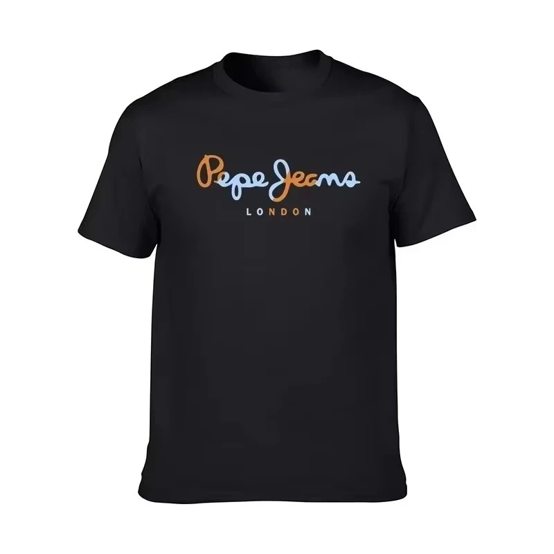 

2025 Simple and Versatile Fashion Summer Men's Wear Women's Short-sleeved Popular T-shirt Top Unisex Pure Cotton O-neck Clothing