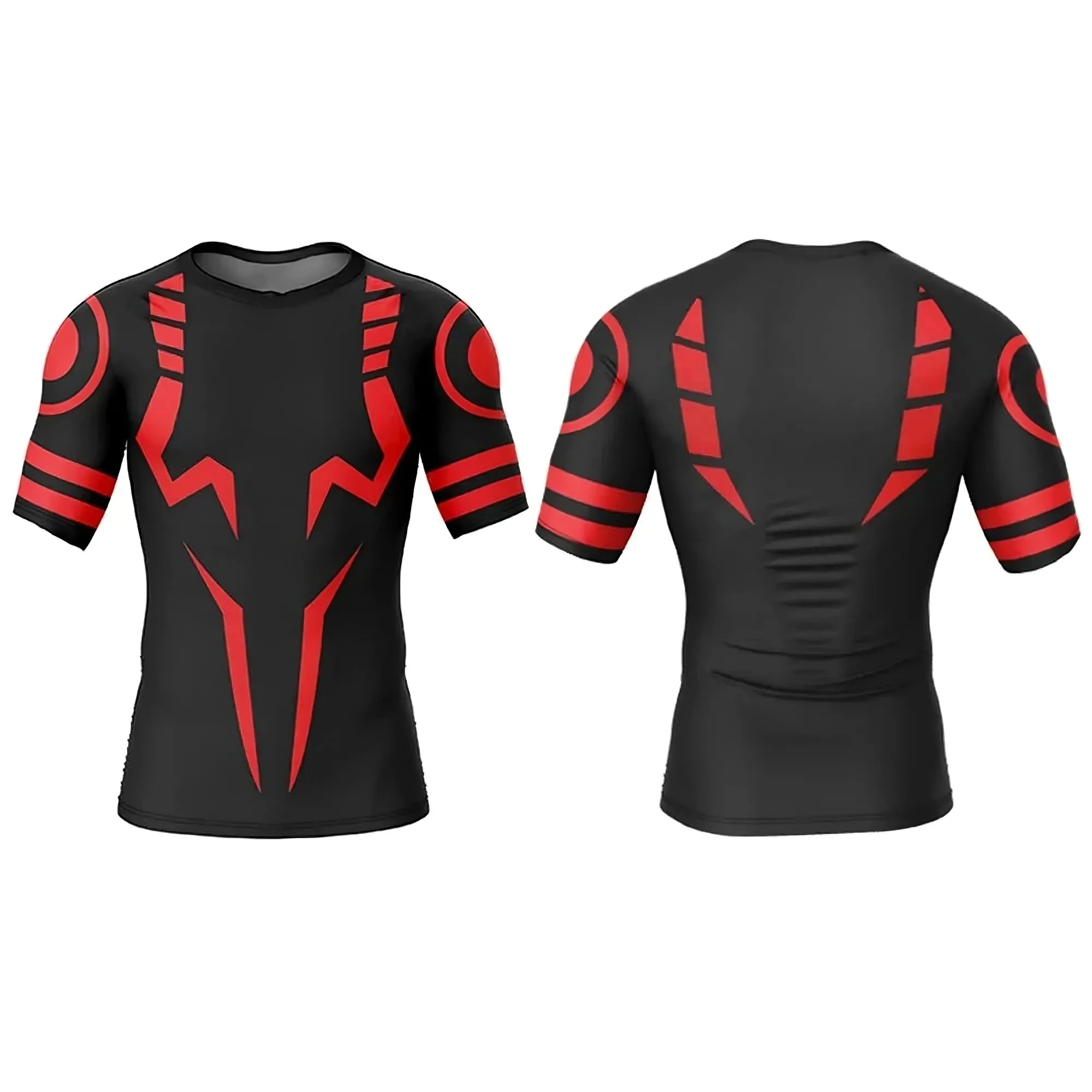 2026 Summer Jujutsu Kaisen Retro Cosplay T-shirt Men's 3D Printed Jiu Jitsu Short-sleeved Family Unisex Children's Sports Shirt