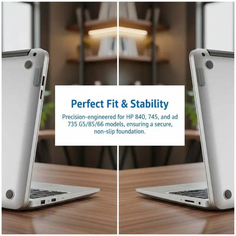 

НОВЫЕ 4 шт. резиновые ножки для ноутбуков HP 840G5 G6, 745 G5 G6, 830, 735 G5 G6, нижняя крышка корпуса, противоскользящие сменные детали