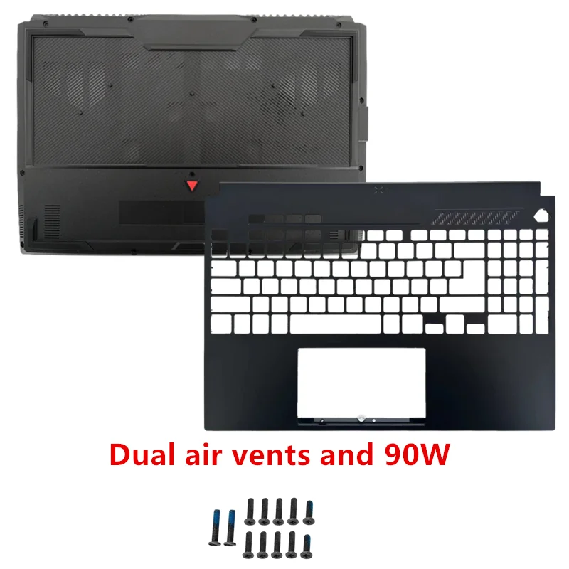 A+ New For ASUS TUF Gaming A15 F15 FX507 FA507 Palmrest Cover/Bottom Case/Screw 90W image 3