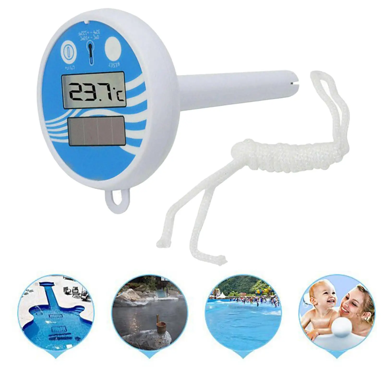 

Floating Swimming Pool Thermometer Digital Bath Water Spa Indoor Outdoor