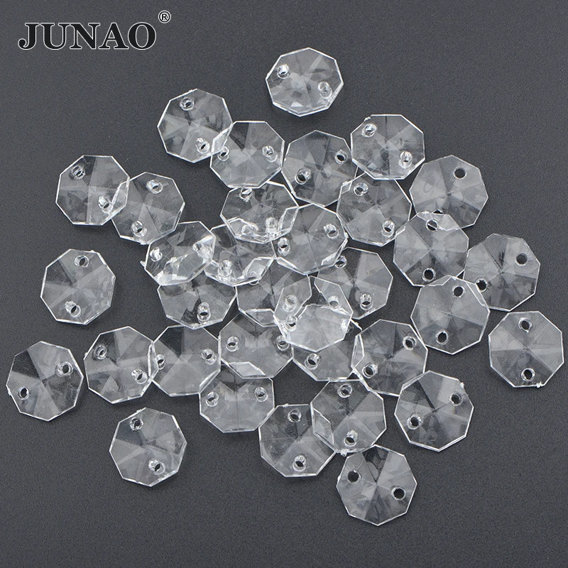 JUNAO 10*30 مللي متر شفاف واضح خياطة على دمعة الراين الأبيض الاكريليك بلورات الأحجار جارلاند معلقة لفستان الزفاف