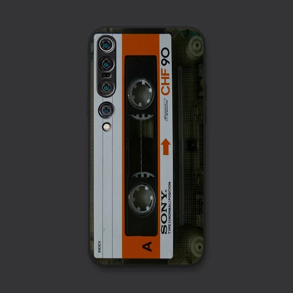 vintage Magnetic tape Cassette audio tape Phone Case For Xiaomi 11 Redmi Note 11 5G 8T 9A 9 10T Note8Pro Note9 12SUltra Case