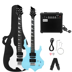  HK·LADE 6 String Electric Guitar Set  with Speaker Amplifier Guitar Performance Special Set Alien Guitar Practice