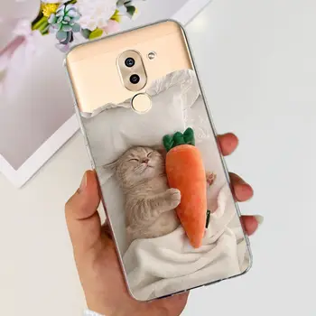 Silikonový kryt s motivem květiny pro Huawei Mate 9 Lite GR5 2017, BLN-AL10 BLL-L22 BLN-L21, měkký, s potiskem pro Huawei Mate 9 Lite 10 nejlepší prodej Zadní kryt Honor 6x - №9