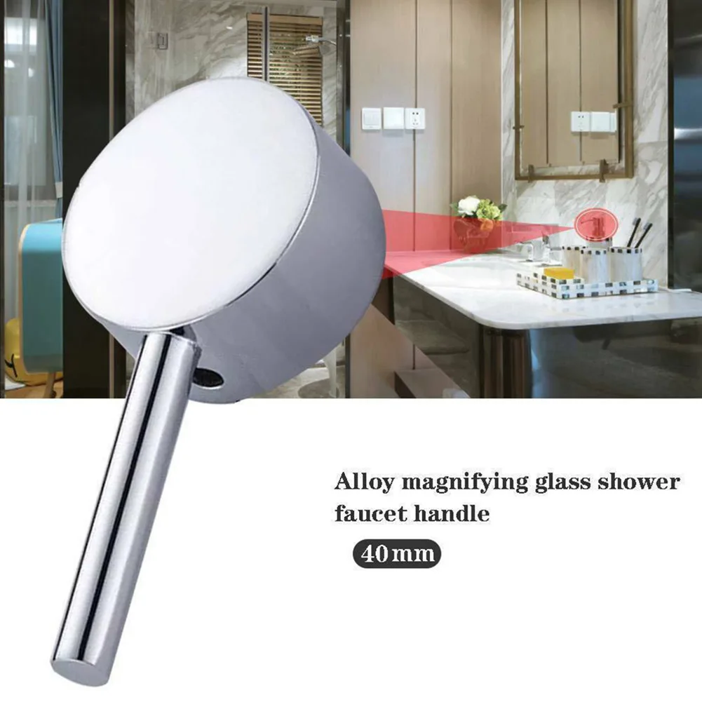 Maniglia del rubinetto dell'acqua maniglia del rubinetto cromata per la toilette del bagno per la sostituzione della maniglia del rubinetto del quadrante dell'interruttore della doccia del bagno della cucina