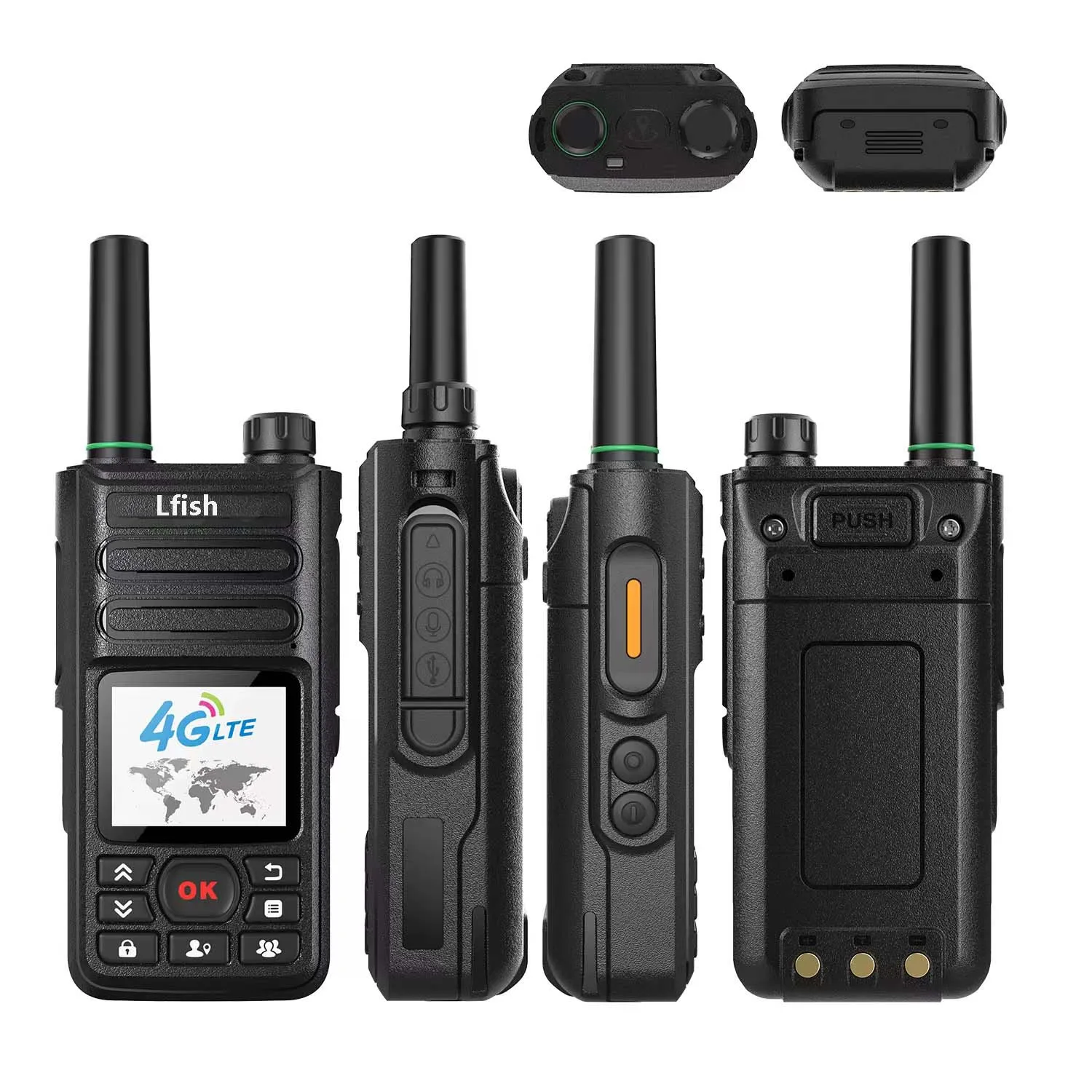 Walkie talkies Android, 4G público, todas las redes compatibles, Zello nacional, navegación GPS de mano al aire libre, walkie talkies globales