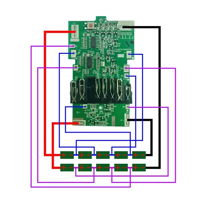 BSL36A18 Li-ion Battery Plastic Case PCB Board Circuit BOX Shell For Hitachi HIKOKI 36V 18V MultiVolt MV Li-ion Battery Housings