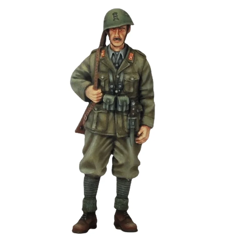 Resin Soldier 1/35 Scale Figure Model Kit GK Statue modeling Italian Infantry Unassembled and Unpainted Combination Shipping