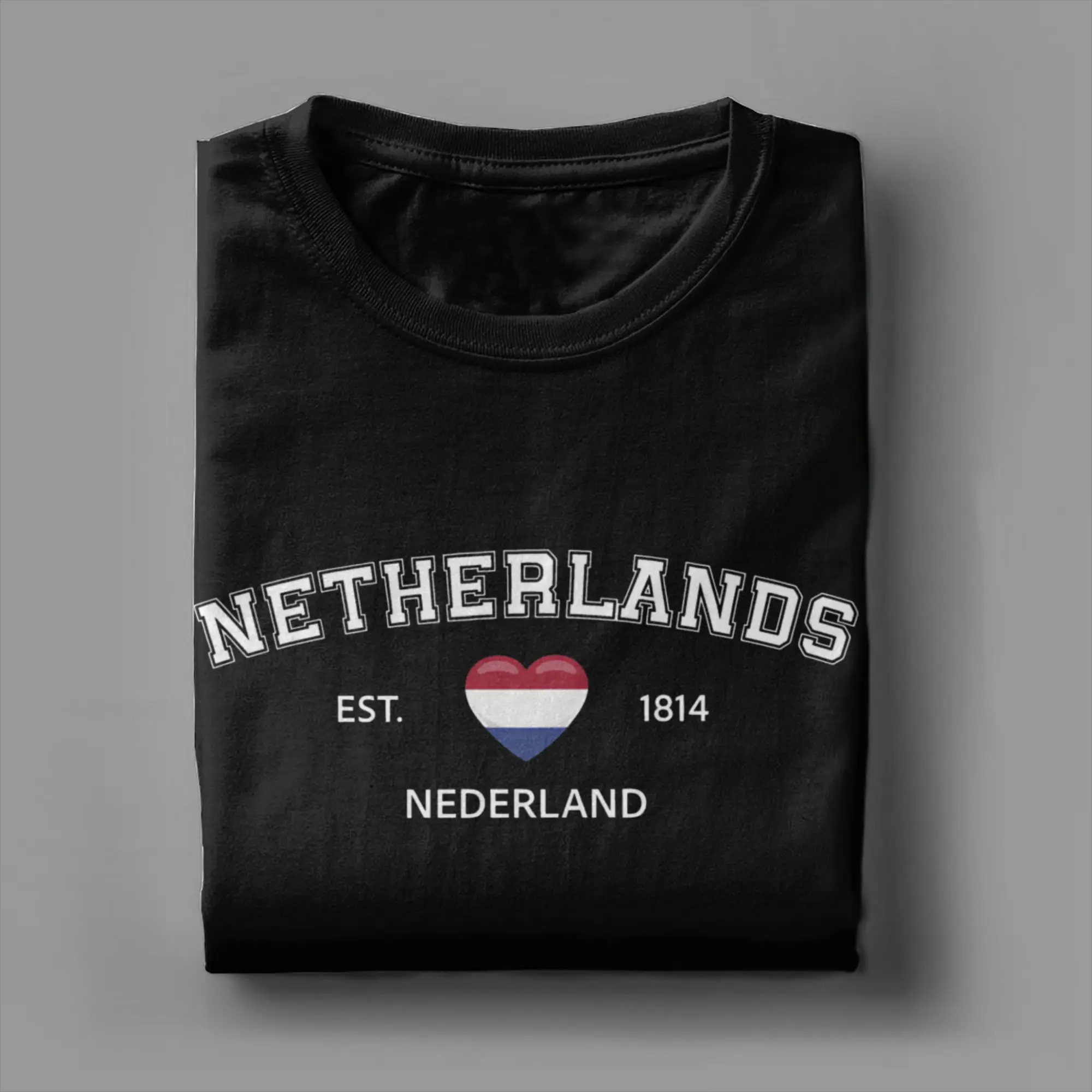 Netherlands Flag Heart T Shirt Summer Trendy Cool T Shirts 100 Cotton Comfortable Oversized Clothes Short Sleeves Vintage Tshirt