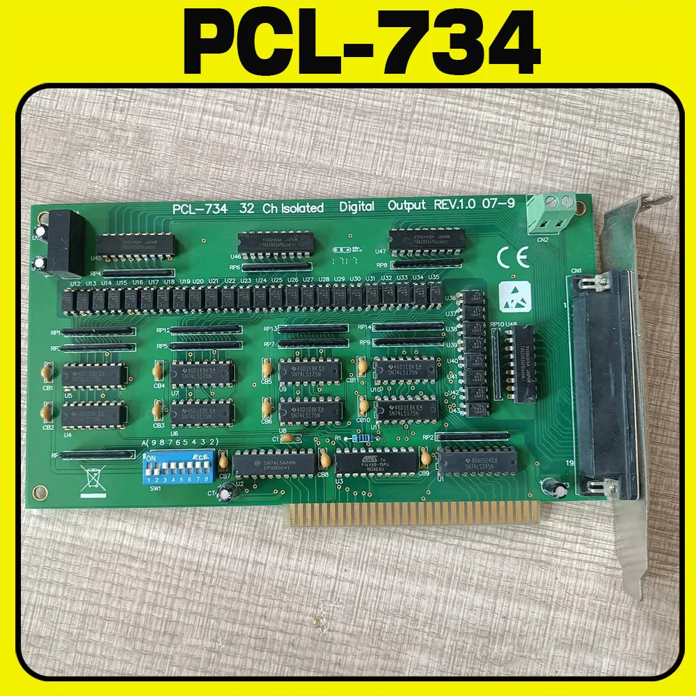 

For Advantech 32 isolation digital output card PCL-734 REV.A1