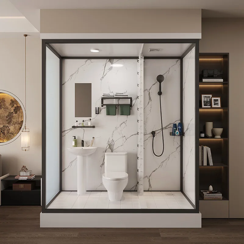 Integral shower room Integrated toilet Dry and wet separation bathroom Household indoor bath room Independent shower toilet room