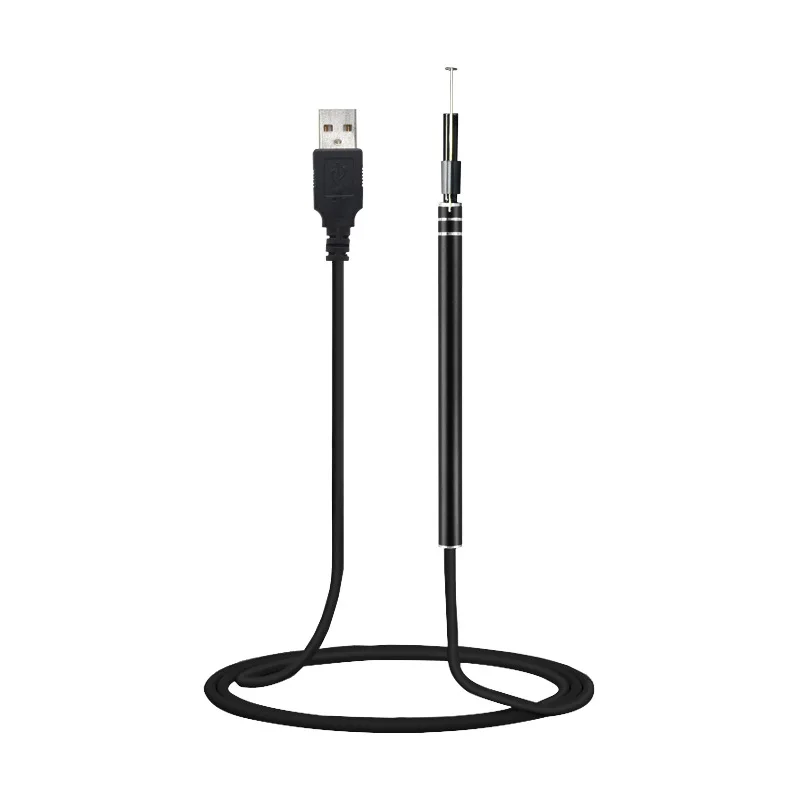 

5.5mm 3in1 USB Visual Earscope Cleaner Industrial Endoscope Inspection Otoscope Ear Spoon Ear Wax Removal Digital Microscope