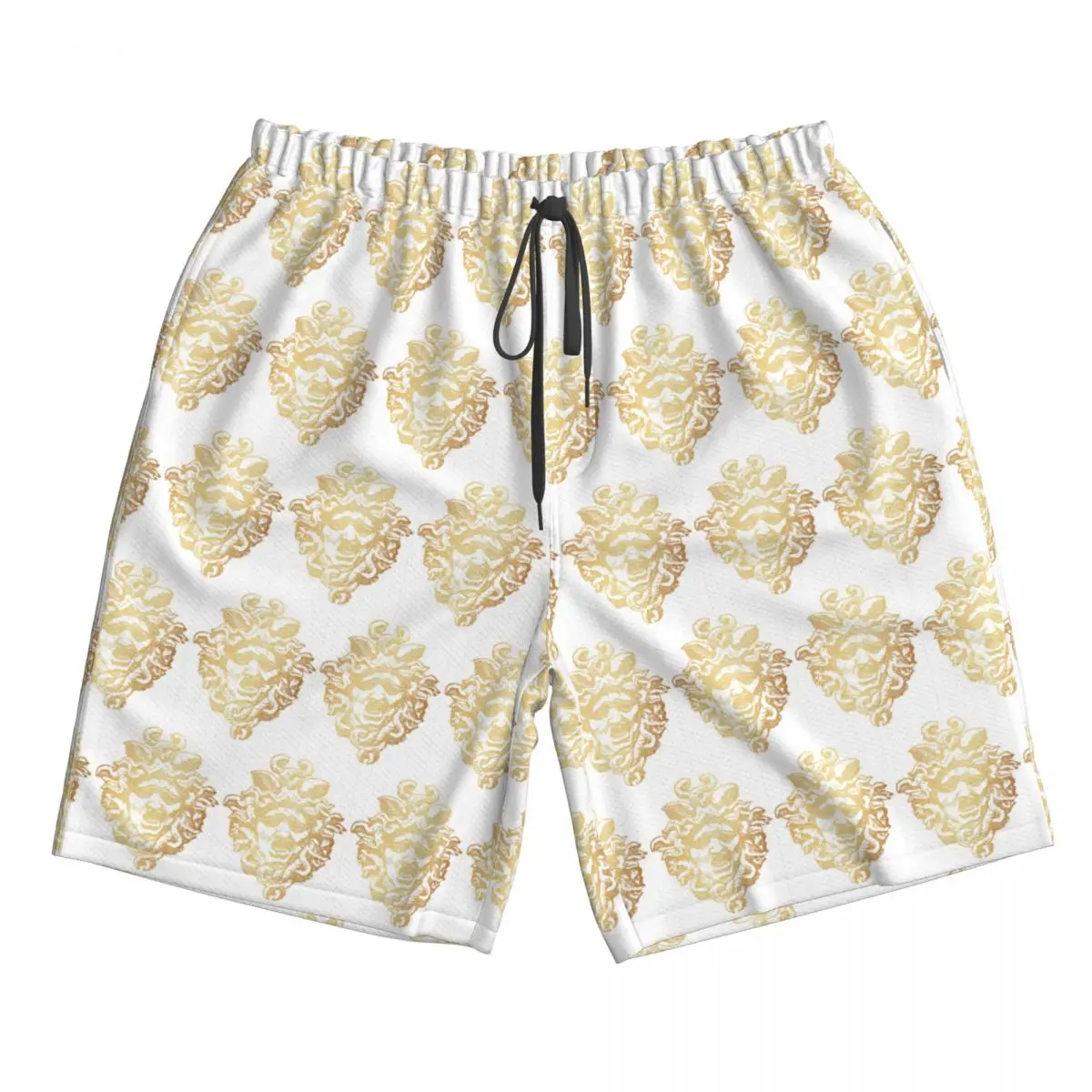 

Ancient Greece Medusa Gorgon Vintage Style Trunks Beach Board Shorts Casual Quick Dry Swim Summer Men Pants