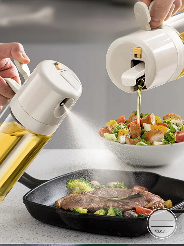 

JOJOS L PD Mr. cery Oil Spray Bottle Leakproof Kitchen Storage Jar Modern Simple Sle Glass Material Home Cooking Utensil