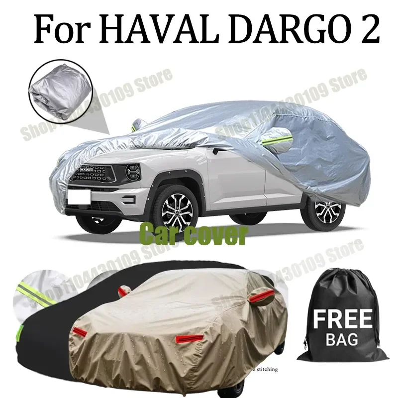 

For HAVAL DARGO 2 Car Cover Outdoor Protection Full Car Covers Waterproof Sunshade Snow Cover Anti uv